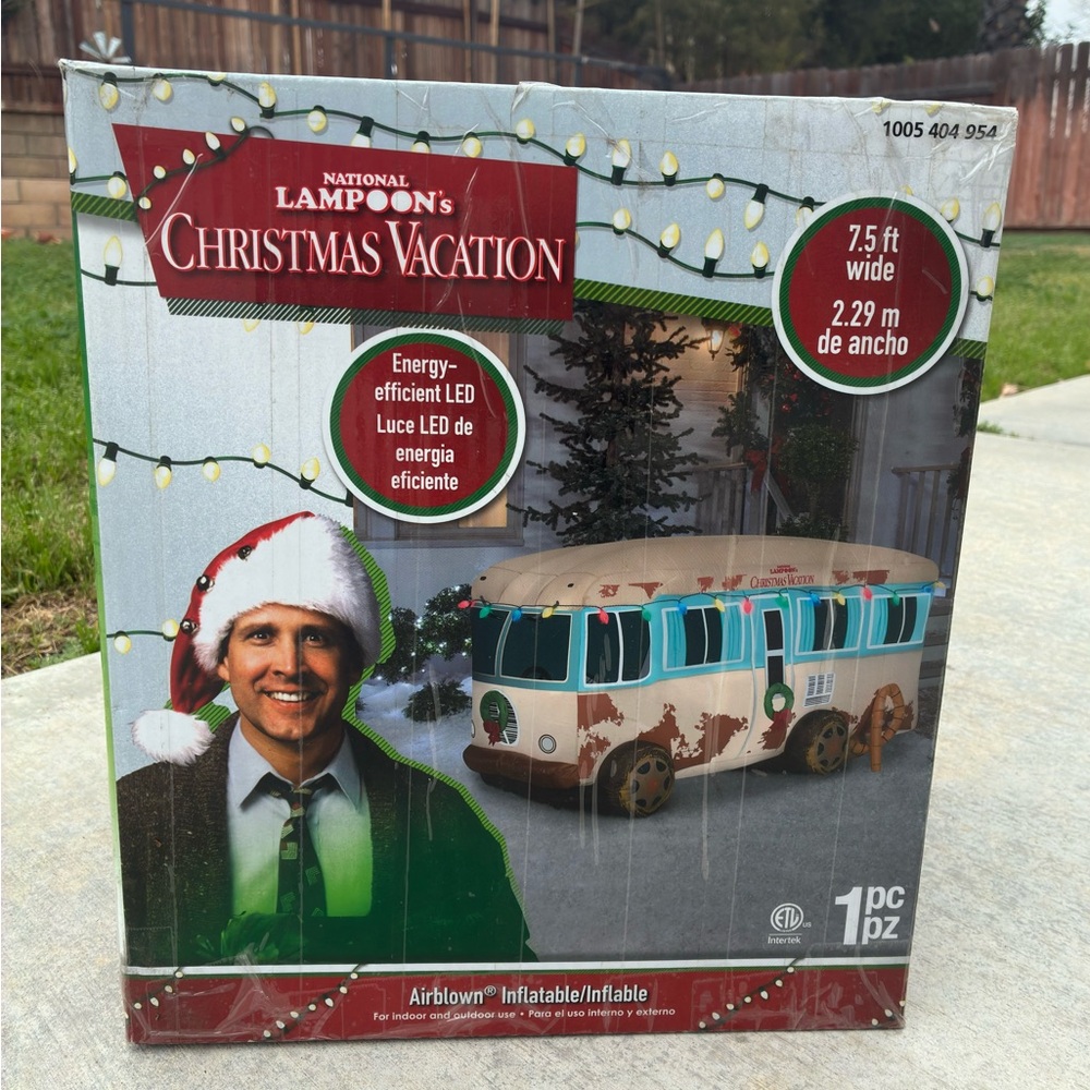 7.5 Ft NATIONAL LAMPOON CHRISTMAS VACATION COUSIN EDDIE RV AIRBLOWN INFLATABLE